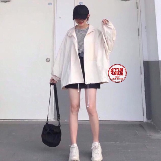 FREESHIP 50K - Áo Khoác Kaki HARA Nam, Nữ Unisex