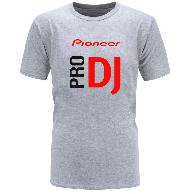 Brand t shirt men  new Fashion Pioneer DJ PRO Letter Printed Fashionable Round Neck T-shirts Men's short sleeve T-shirt