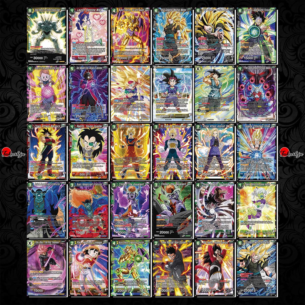 [Độc Quyền Phản Quang 7 Màu] Thẻ Bài Dragon Ball Super Card Game - 7 Viên Ngọc Rồng - Phần 6 - Khổ 6.3 x 9 cm