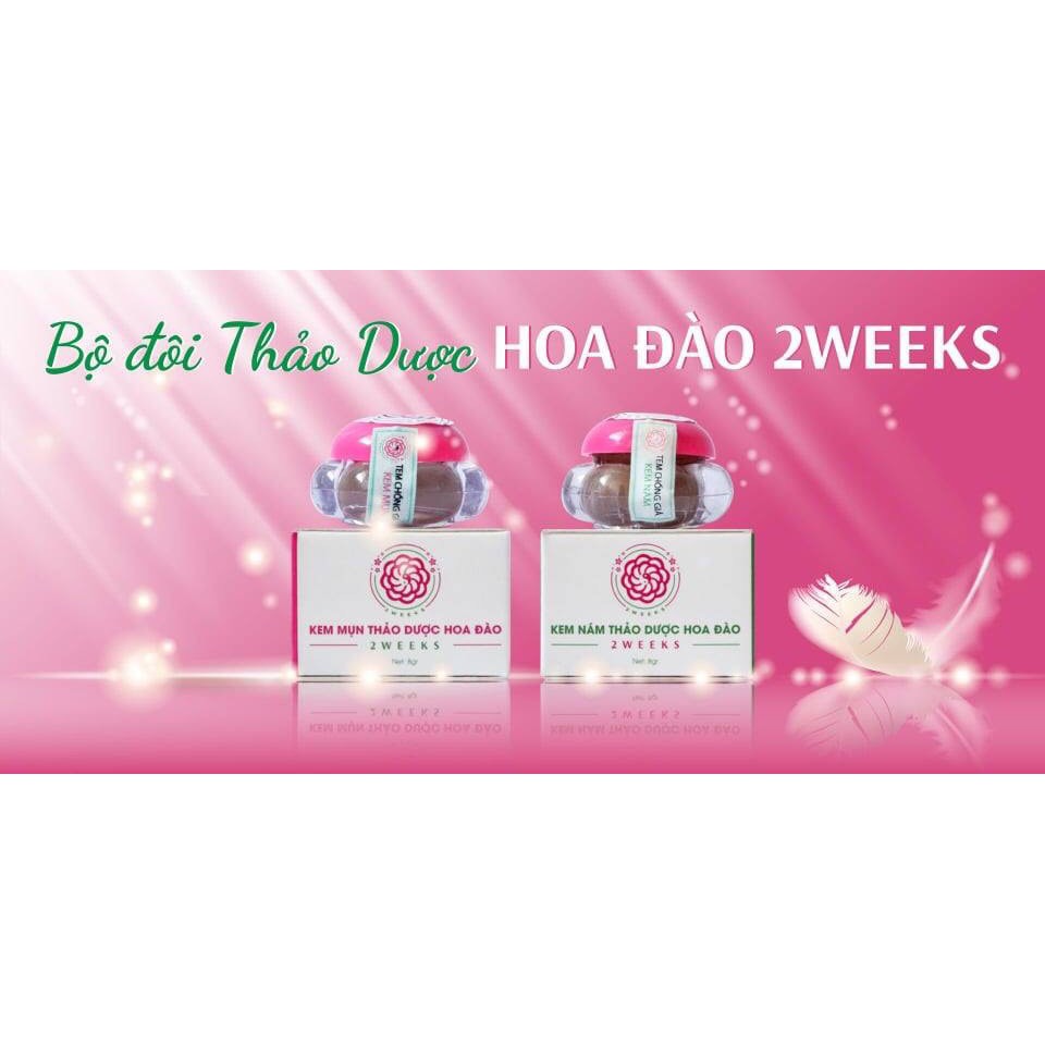 Sỉ 10 Kem Mụn Thảo Dược Hoa Đào 2 Weeks