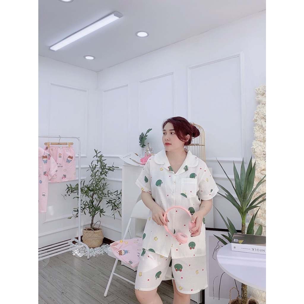 Bộ Pijama XÔ TRE Thú Cưng ✨[HÀNG CAO CẤP]✨ Bộ Ngủ Mặc Ở Nhà Mát Lạnh HÌnh Thú Cưng Xinh Vải Mát Mêm Mại