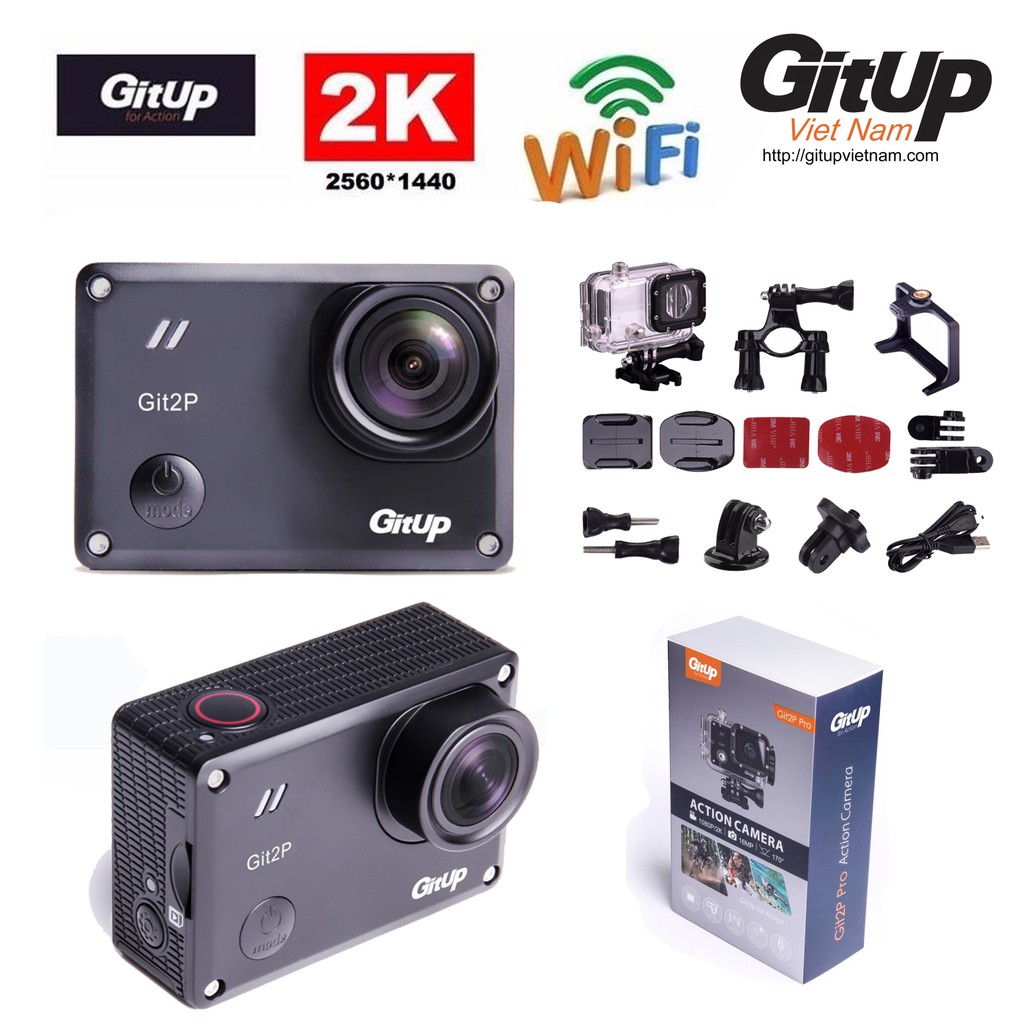 Camera hành trình GitUp Git2P Pro Packing | BigBuy360 - bigbuy360.vn