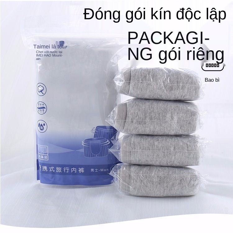 quần lót dùng một lần cho nam và nữ boxer du lịch đùi dày bốn góc giam giữ thai sản plus phân bón quá khổ