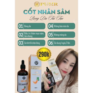 Cốt nhân sâm và kem face tối PUMR