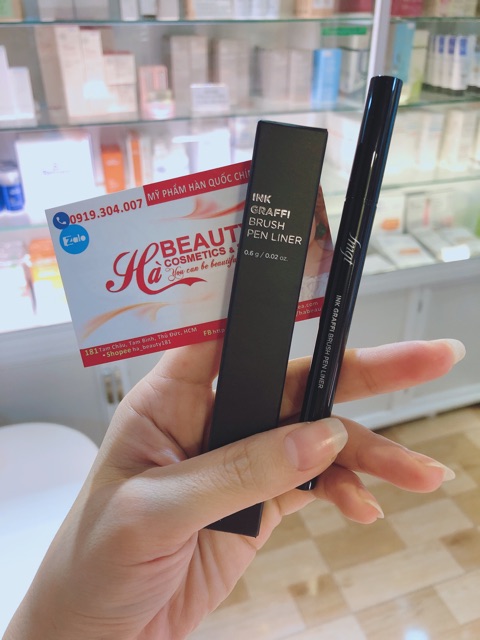 (AUTH_Korea)Kẻ mắt Dạng bút INK GRAFFI Brush Pen Liner THE FACE SHOP | BigBuy360 - bigbuy360.vn