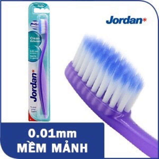 BÀN CHẢI ĐÁNH RĂNG JORDAN CLEAN BETWEEN LÔNG MỀM [FREE SHIP] TỪ ĐƠN 50K