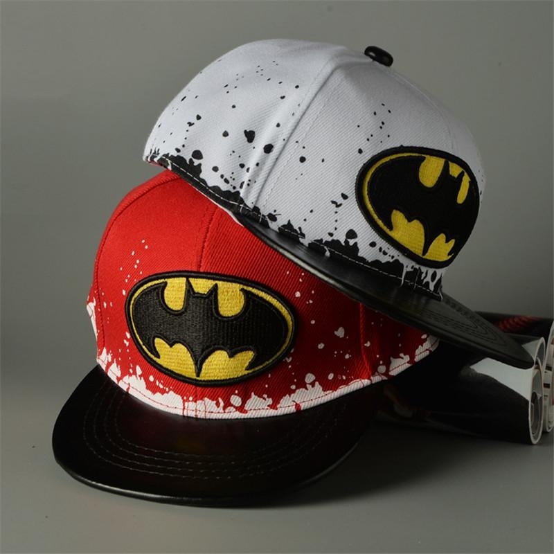 Mũ Lưỡi Trai Thêu Hình Người Nhện / Batman Dễ Thương Cho Bé