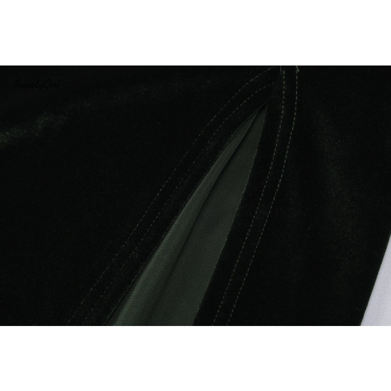 Đầm Midi Hai Dây Màu Trơn Hở Lưng Xẻ Tà Thời Trang Gợi Cảm Cho Nữ