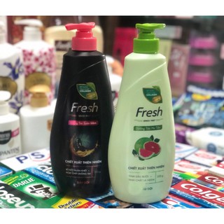 Dầu gội bưởi / bồ kết suôn mềm bóng mượt Fresh chai 550g