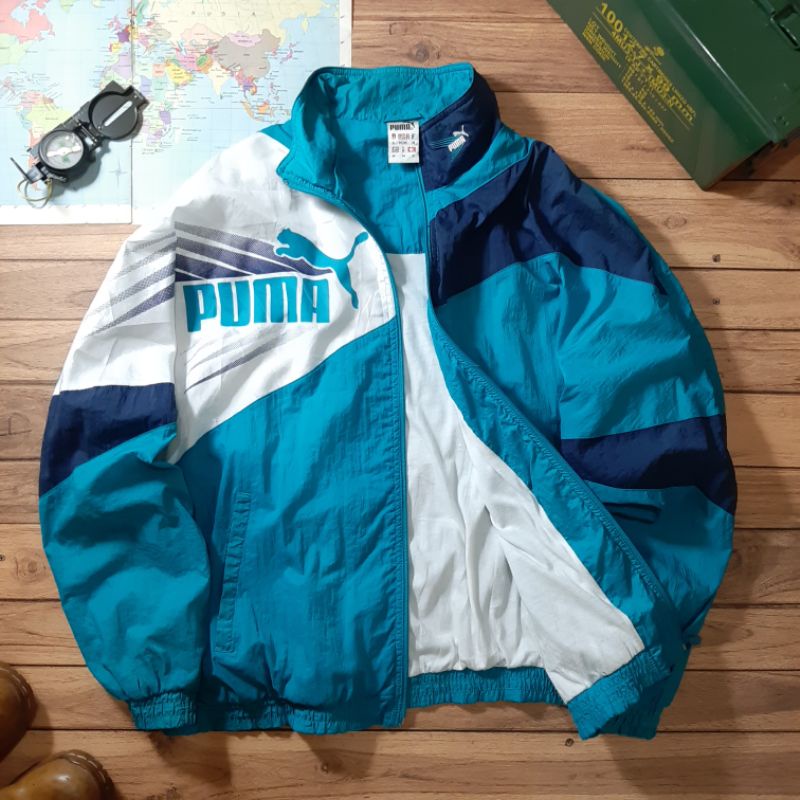 Áo Khoác Thể Thao Puma Kiểu vintage Thiết Kế Năng Động Cá Tính