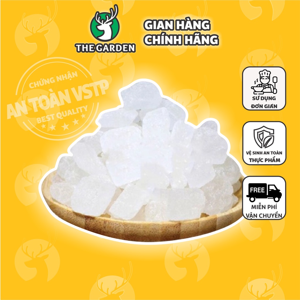Đường phèn mật mía The Garden túi 500gr