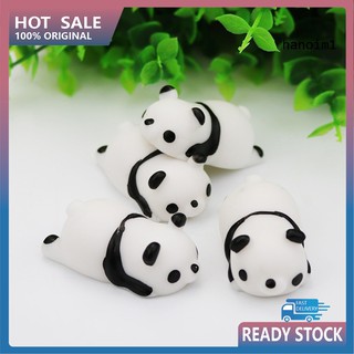 HN_2Pcs Cute Cartoon Panda Squishy Squeeze Healing Kid Gift Stress Reliever Toy