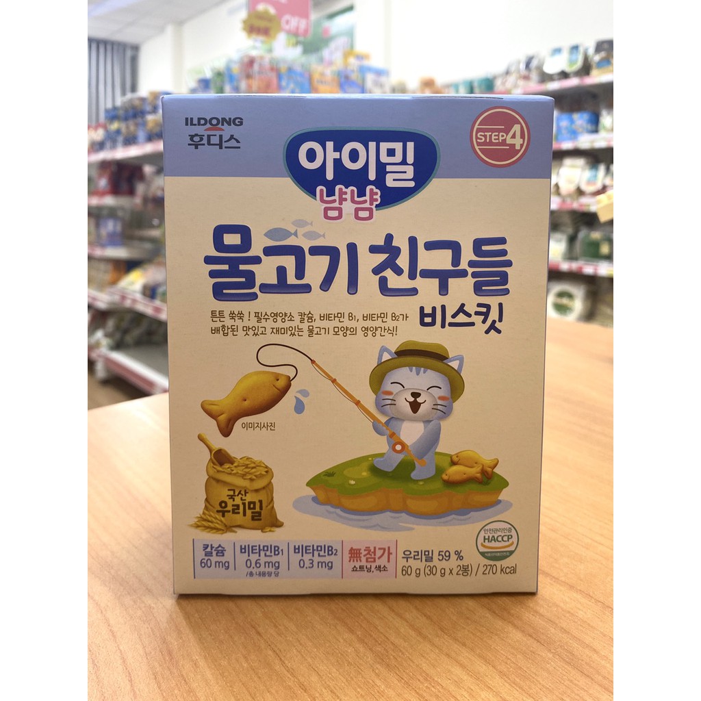 Bánh Cá ILDONG Cho Bé Yêu Ăn Dặm 60g