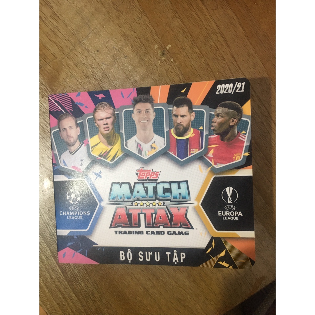 Bộ Sưu Tập 80 Thẻ In Match Attax 2020-21 Poca