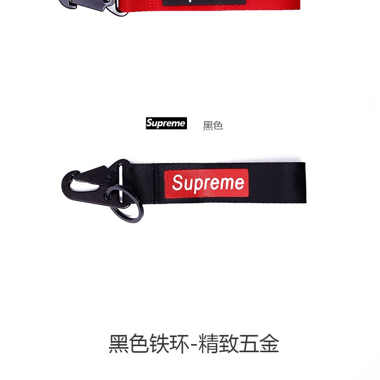 Móc Chìa Khóa In Chữ Supreme Cá Tính