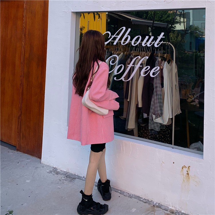 ÁO KHOÁC BLAZERS NỮ KẺ SỌC FORM RỘNG ULZZANG HOT | BigBuy360 - bigbuy360.vn