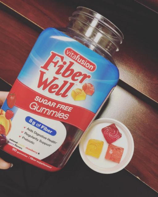 Kẹo dẻo Fiber Well của Vitafusion Mỹ bổ sung chất xơ 90 viên
