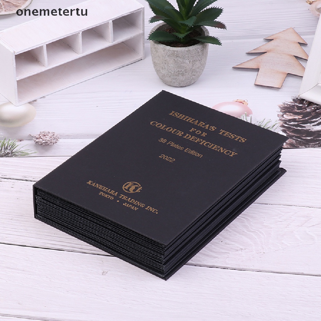 Onemetertu Ishihara Book 38 Tấm Sách Kiểm Tra Sức Khỏe Màu Sắc Mù