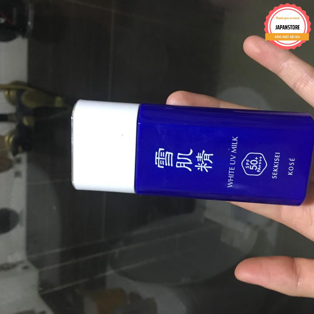 Kem chống nắng dạng sữa💖FREESHIP💖Chống nắng Nhật Bản Kose Sekkisei Skincare UV Milk SPF50+/PA++++  bảo vệ da | BigBuy360 - bigbuy360.vn