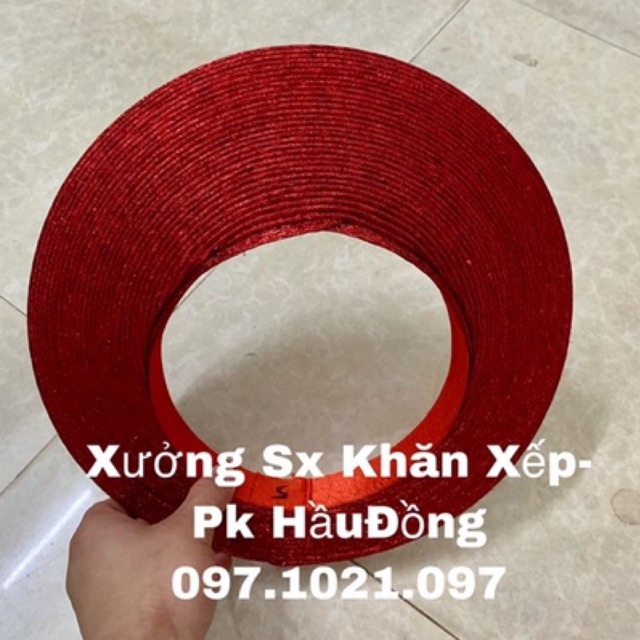 Khăn Xếp,Khăn Mấn Chất liệu vải kim tuyến 25vòng