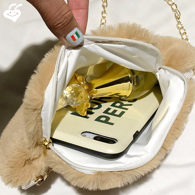 1 Túi Đeo Chéo Vai Hình Chân Mèo Dễ Thương Dành Cho Nữ Sinh