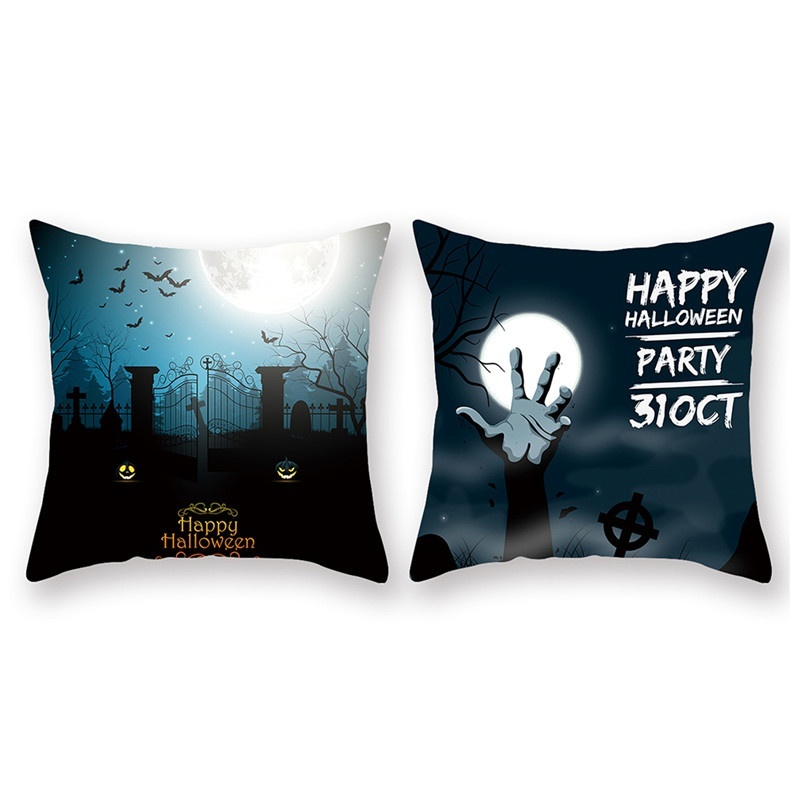 Vỏ Áo Gối Sofa Trang Trí Phong Cách Halloween