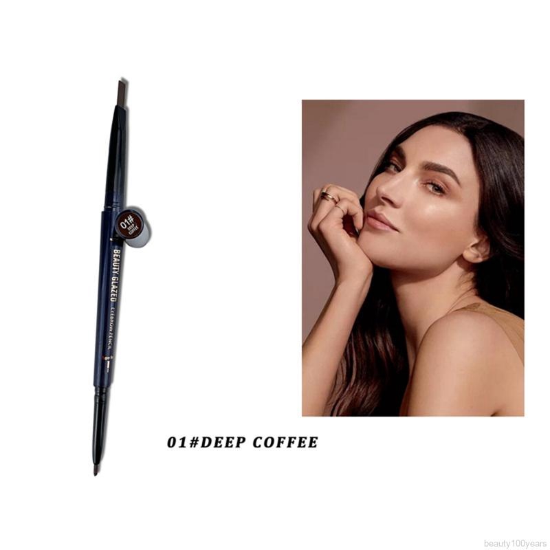 [Hàng mới về] Chì kẻ chân mày BEAUTY GLAZED 2 đầu chống nước chống thấm mồ hôi giữ màu tốt | BigBuy360 - bigbuy360.vn