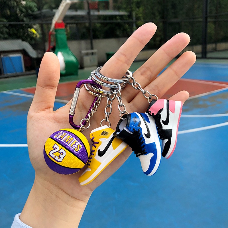 Móc khóa hình giày bóng rổ Nba Kobe tùy chọn nhỏ gọn sáng tạo