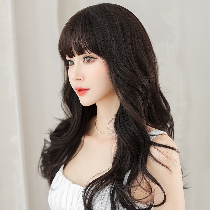 Tóc giả nguyên đầu Koty Beauty tóc giả nữ cả đầu xoăn sóng cho nữ TG31