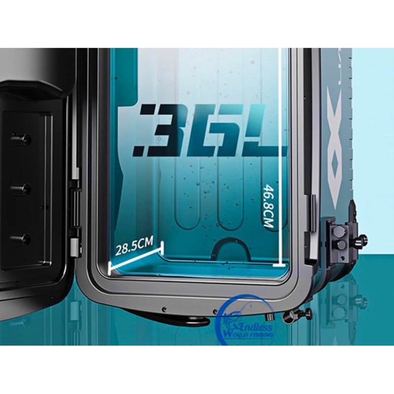 Thùng câu đài lianqiu hàng loại 1 chính hãng LQ 216 tải trọng 32 lít vip bdshad8