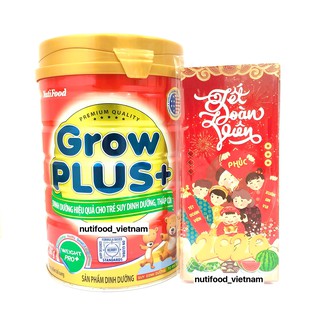 Sữa Bột Grow PLUS Đỏ Lon 780g Date 06/2022 Suy Dinh Dưỡng  - NutiFood Grow Plus Đỏ Cho Trẻ Nhỏ - Hàng Chính Hãng