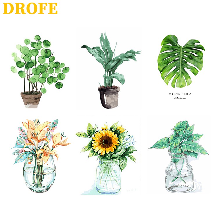 Bộ Làm Tranh Canvas Trang Trí DIY Kích Thước 40x50cm