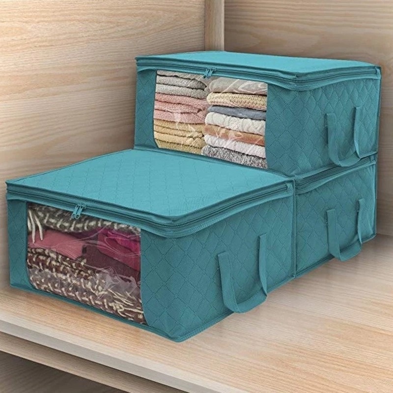 Túi Đựng Chăn Ga Gối Bằng Vải Không Dệt Chống Bụi Tiện Dụng