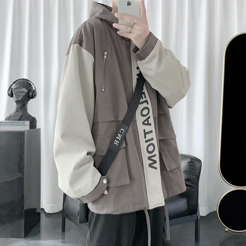 【EI KA】Áo khoác M-2XL Cool được ưa chuộng phong cách Hàn Quốc phong cách Nhật Bản Top formen