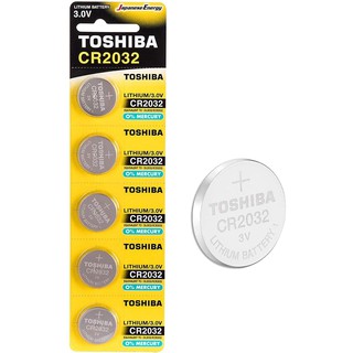 Pin Nút CR2032 Lithium 3V, Hiệu Toshiba CR 2032 P-5