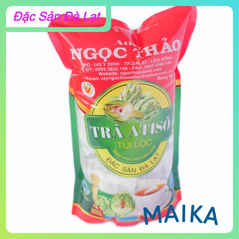 Gói trà Atiso 100 túi lọc Ngọc Thảo loại cao cấp