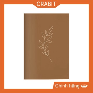 Vở kẻ ngang Crabit Nhũ Chiếc lá 80 trang Chính Hãng Crabit
