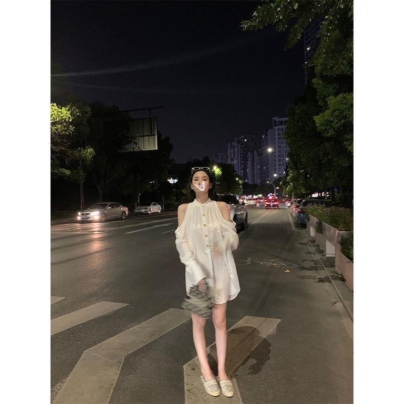 Áo Sơ Mi Trắng Thời Trang Xuân Thu Hàn Quốc 2021