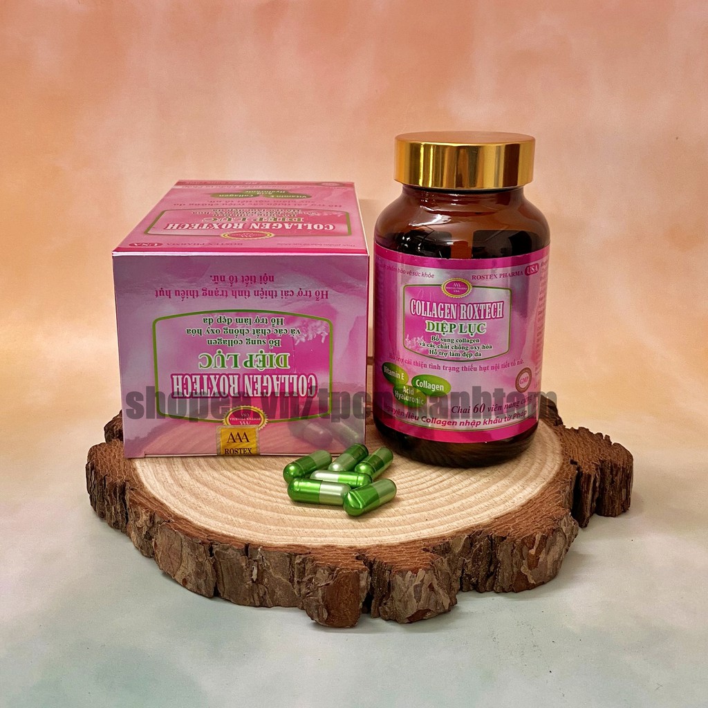 [ HOT ] Viên uống COLLAGEN DIỆP LỤC bổ sung biton  hỗ trợ làm đẹp da, trắng sáng da, có thể dùng cho người bị u, bướu | BigBuy360 - bigbuy360.vn