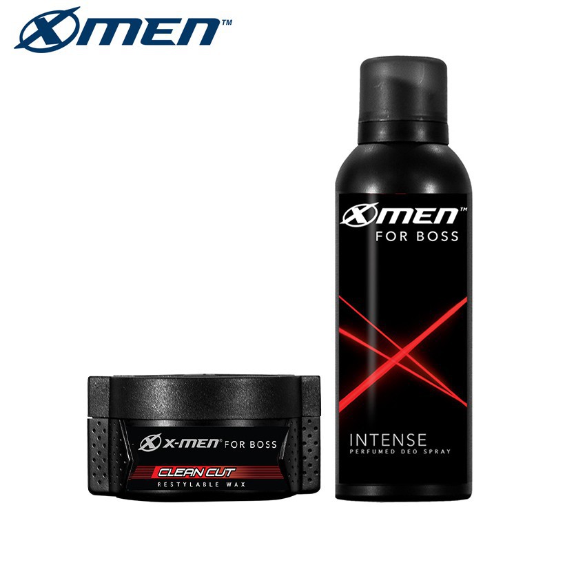 Combo Sáp vuốt tóc X-Men4Boss Wax Clean Cut 70g tặng XKM XMen for Boss 40ml giá 31k