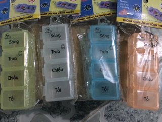 Dụng cụ phân liều thuốc 4 ngăn