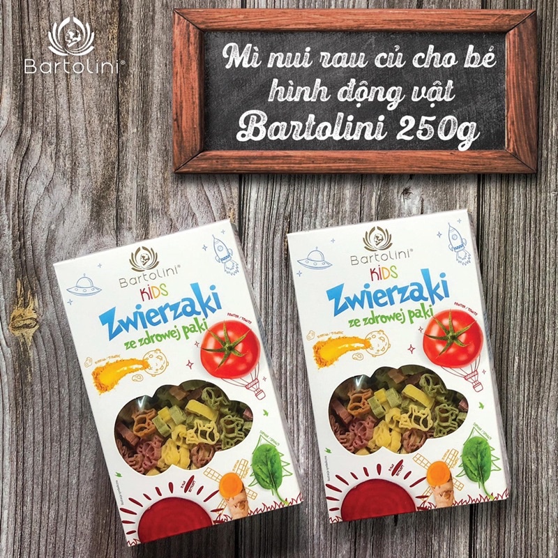Nui Hữu Cơ, Mì Nui Hữu Cơ Cho Bé Ăn Dặm Hàng Nhập Khẩu Nhiều Hình Gói Nhỏ 50g