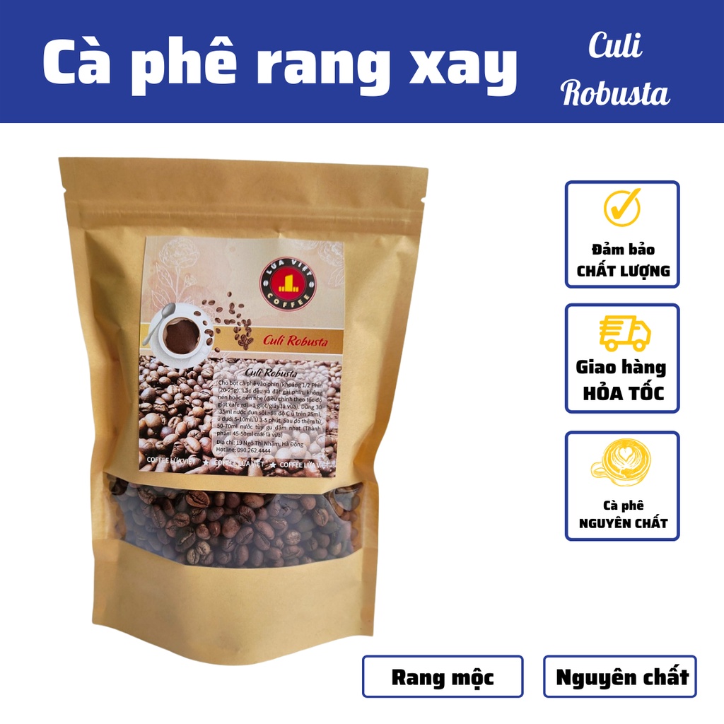 Cà Phê CuLi Robusta Nguyên Chất Đắng Đậm Hậu Ngọt Nam Tính Nhiều Cafein Dành Riêng Cho Dân Nghiện Cà Phê Nặng | BigBuy360 - bigbuy360.vn