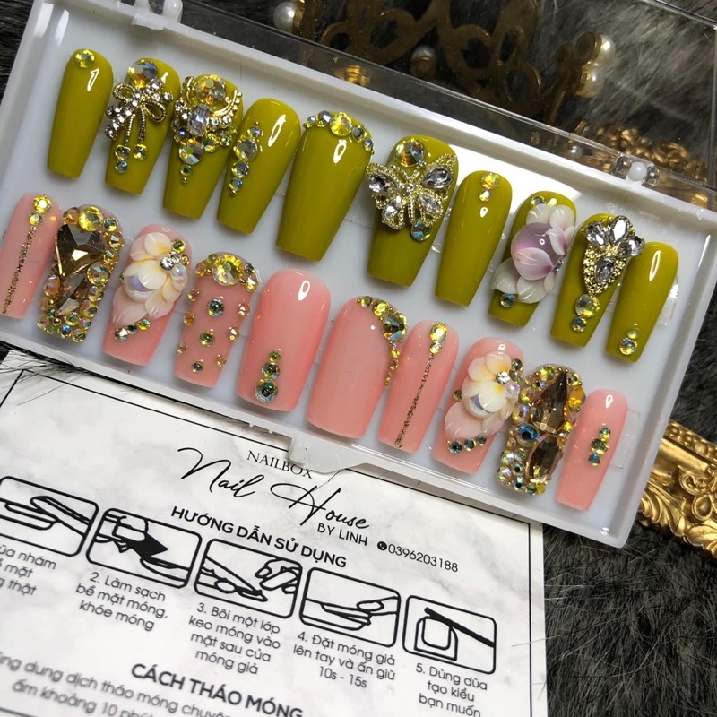 Hoa Bột Nail Hoa Góc Ôm Trai Nửa Giá 1bông