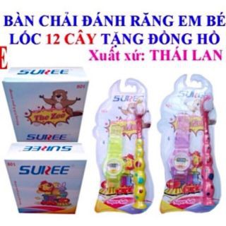 HCM, Bàn chải đánh răng cho bé tặng đồng hồ hàng Thái