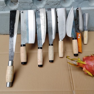 Bộ dao nhà bếp 8 món chặt cây - chặt xương - chặt gà - dao thái thịt
