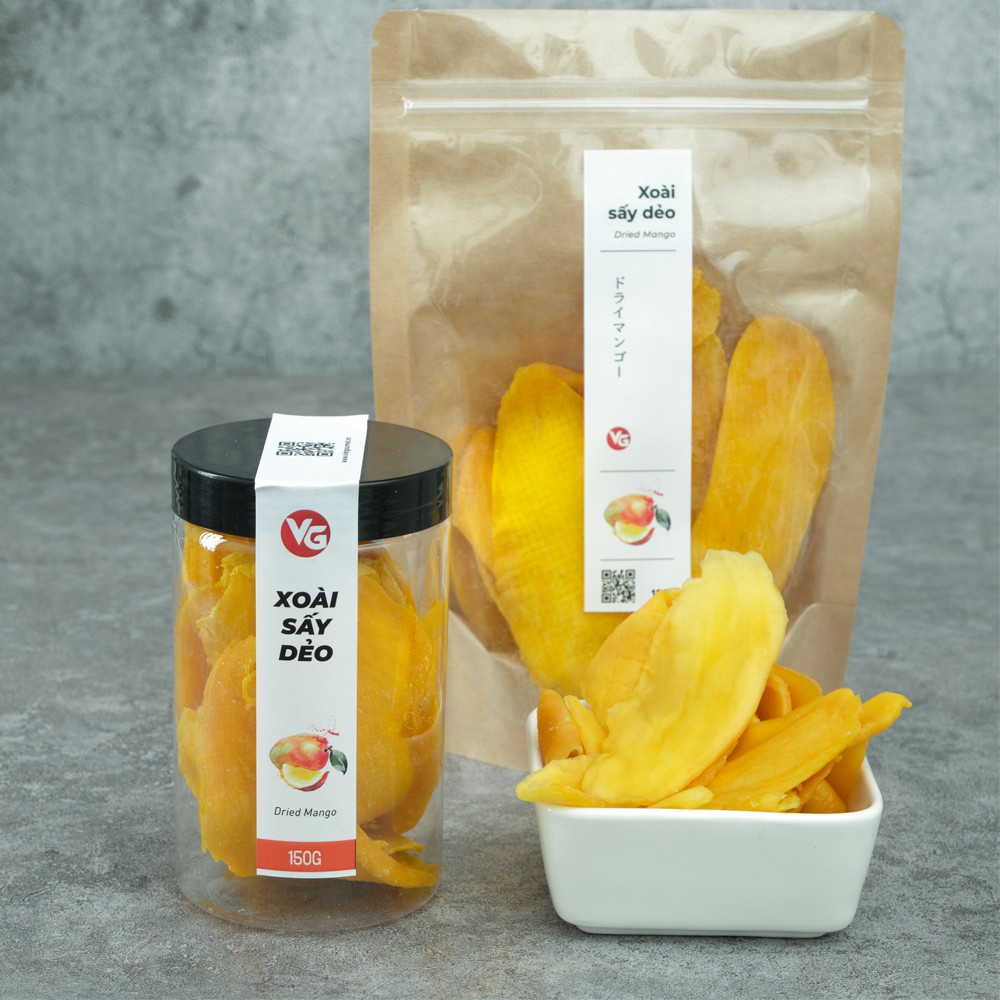 Xoài sấy dẻo hàng xuất khẩu VIETGOURMET, Trái cây sấy dẻo nguyên vị chua ngọt, Đặc sản Việt Nam ăn vặt quà tặng | BigBuy360 - bigbuy360.vn