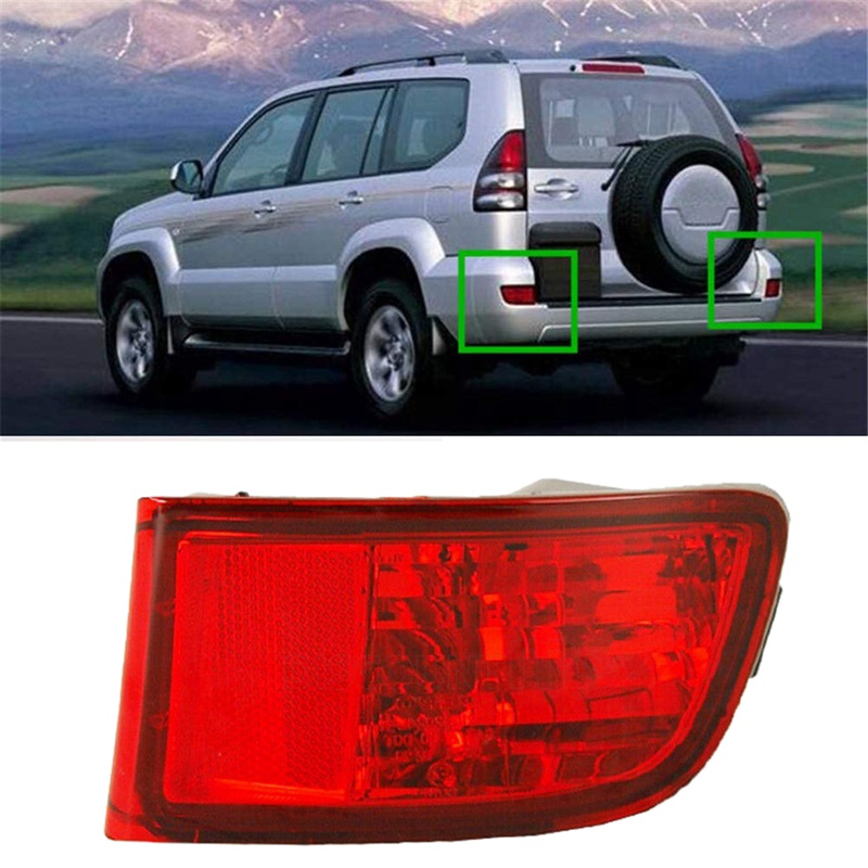 Ốp Đèn Đuôi Xe Phản Quang Cho Toyota Land Cruiser Prado 120 2002-2009