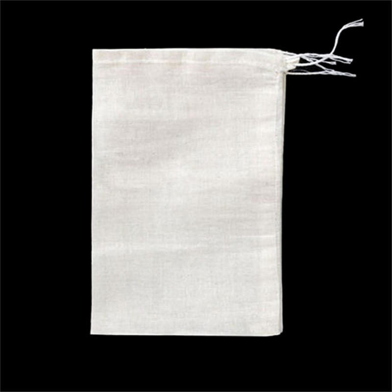 Set 10 Túi Dây Rút Cotton Muslin Cỡ Lớn 8x10cm Đựng Thảo Mộc Tái Sử Dụng Tiện Lợi