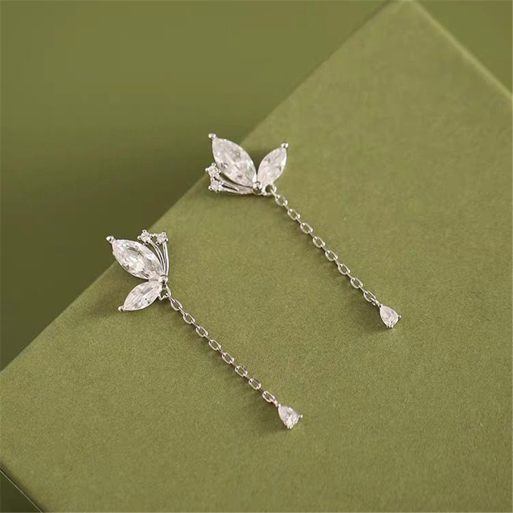 Bông Tai DạNg DàI Tua Rua HìNh Tim/BướM Xinh XắN
